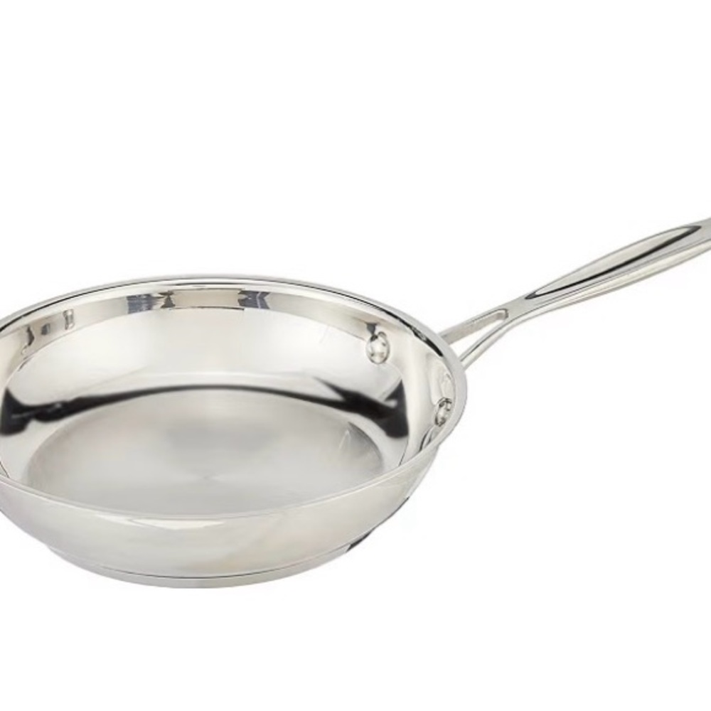 Cuisinart 722-20 8-Inch Chef's-Classic-Stainless-Cookware 8", Open Skillet
